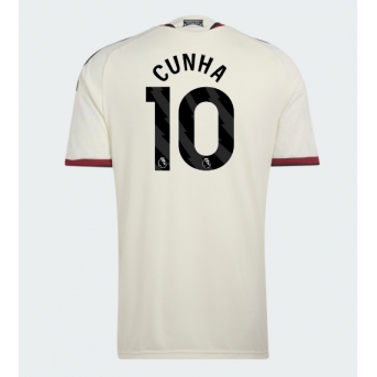 Manchester United Matheus Cunha #10 Maglia Gara Terza Repliche 2026-27 Maniche Corte